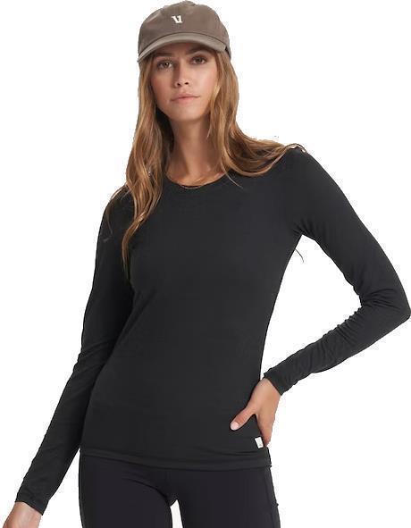 Lux LS Crew - Womens - Black Heather 1