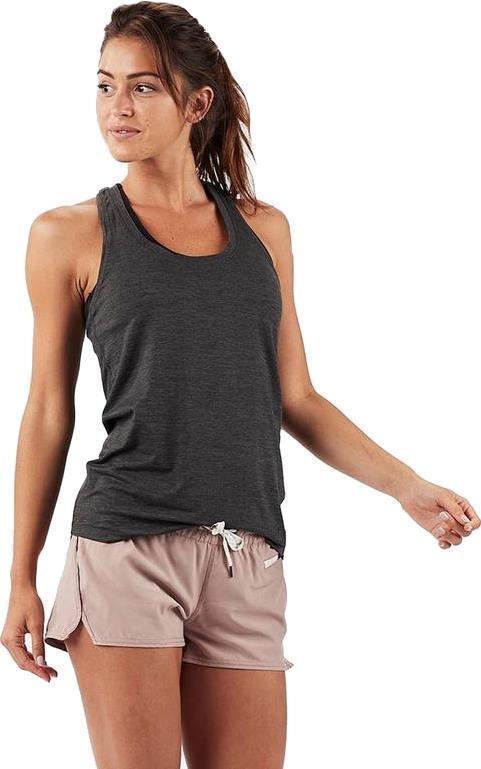 Lux Performance Tank - Womens - Charcoal Heather 1