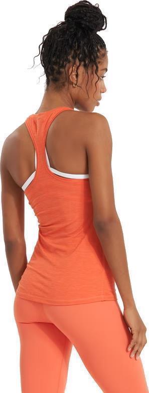 Lux Performance Tank - Womens - Grapefruit Heather 2