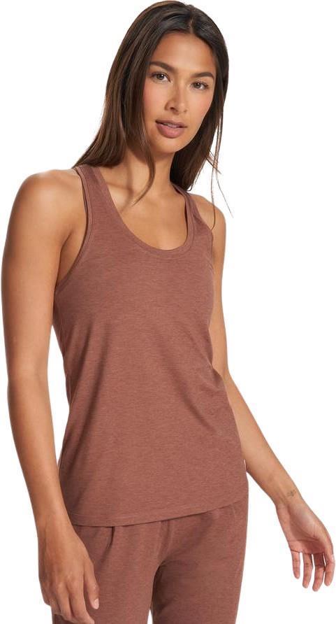 Lux Performance Tank - Womens - Hazelnut Heather 1