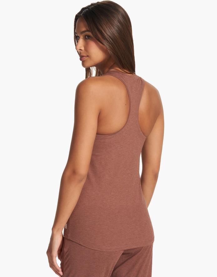 Lux Performance Tank - Womens - Hazelnut Heather 2