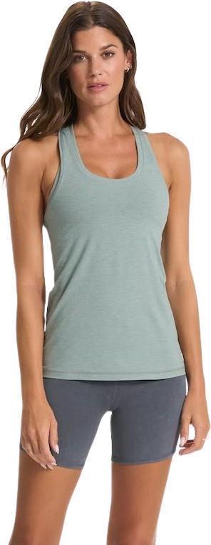 Lux Performance Tank - Womens - Neptune Heather 1