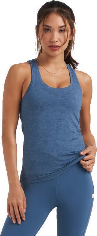 Lux Performance Tank - Womens - Pool Blue Heather 1