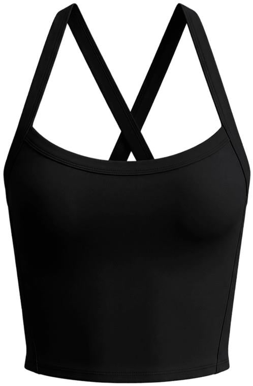 MidStride Support Tank - Womens - black 1