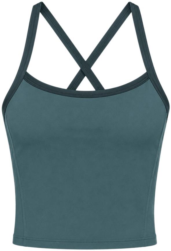MidStride Support Tank - Womens - isla green 1