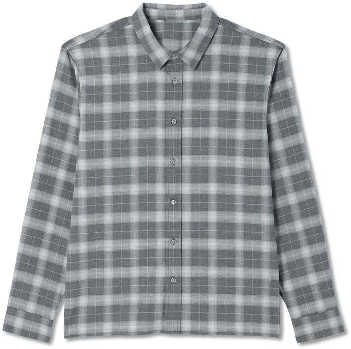 Midweight Flannel LS Shirt - Mens - grey heather 1