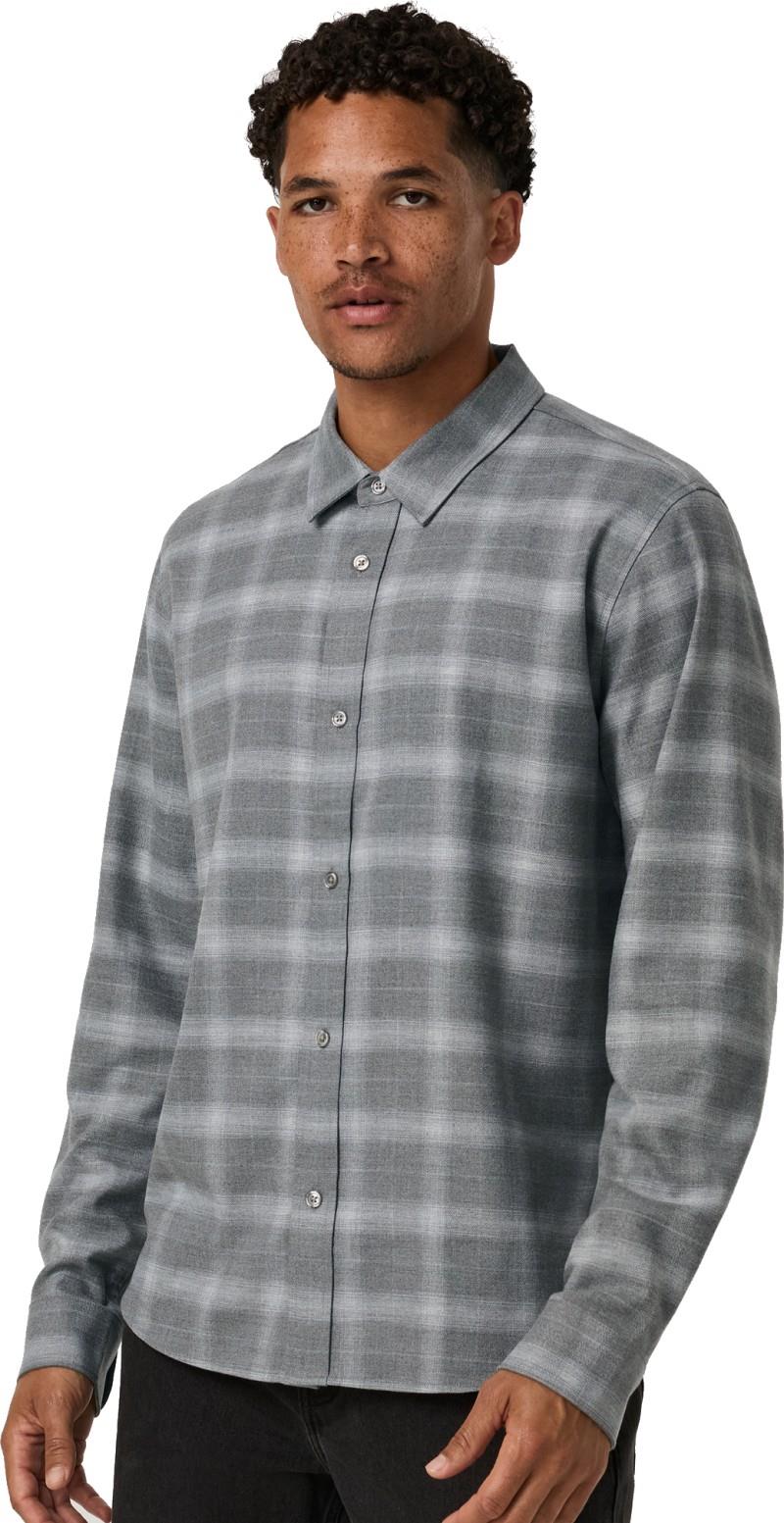Midweight Flannel LS Shirt - Mens - grey heather 1
