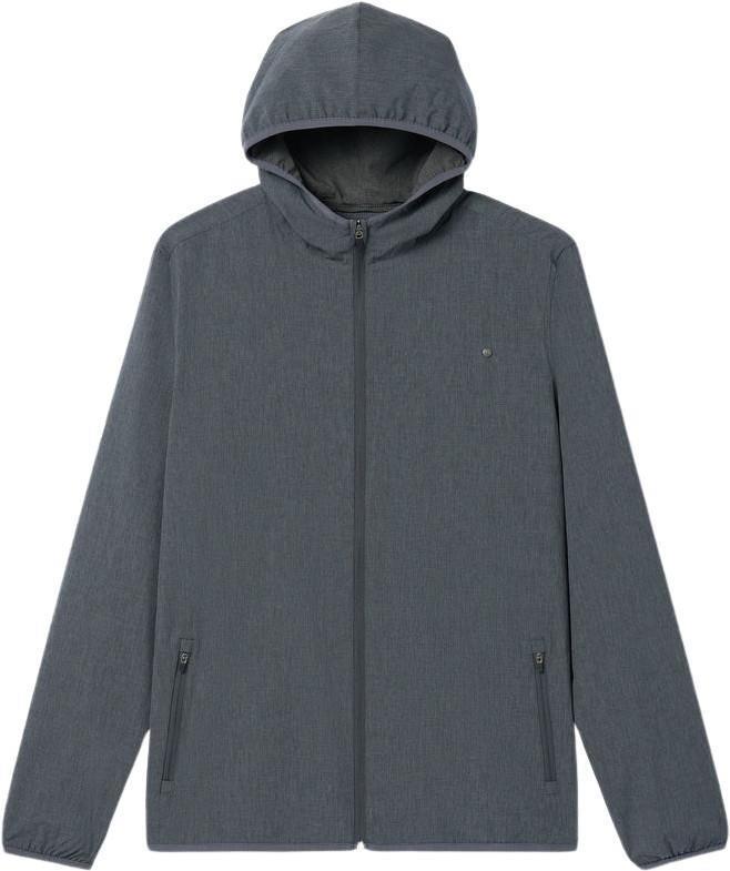 Outdoor Trainer Shell - Mens - Dark Pewter Linen Texture 1
