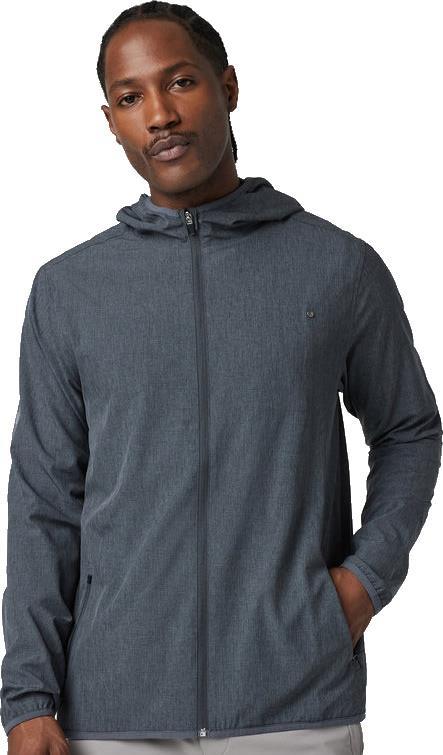 Outdoor Trainer Shell - Mens - Dark Pewter Linen Texture 2