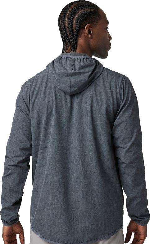 Outdoor Trainer Shell - Mens - Dark Pewter Linen Texture 3