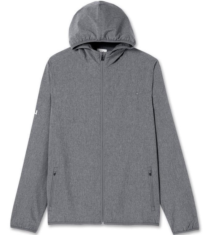Outdoor Trainer Shell - Mens - Vintage Charcoal Linen Texture 1