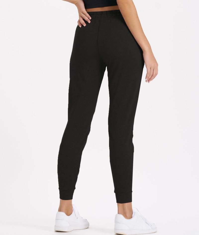 Performance Joggers, Long - Womens - Black Heather 2