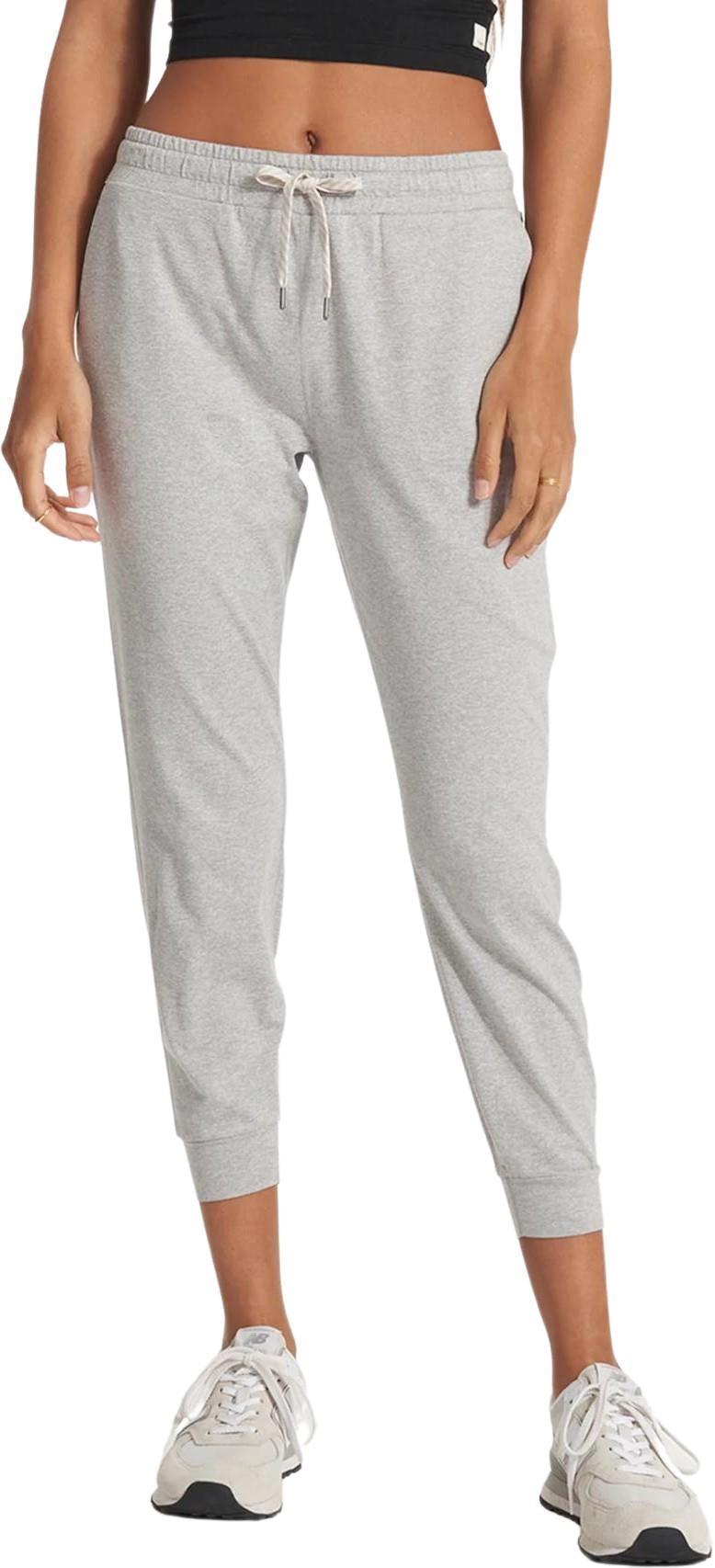 Performance Joggers, Long - Womens - Pale Grey Heather 1