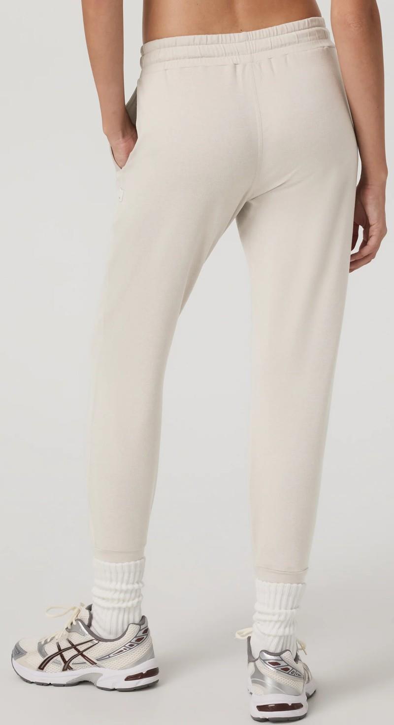 Performance Joggers, Long - Womens - ecru heather 1