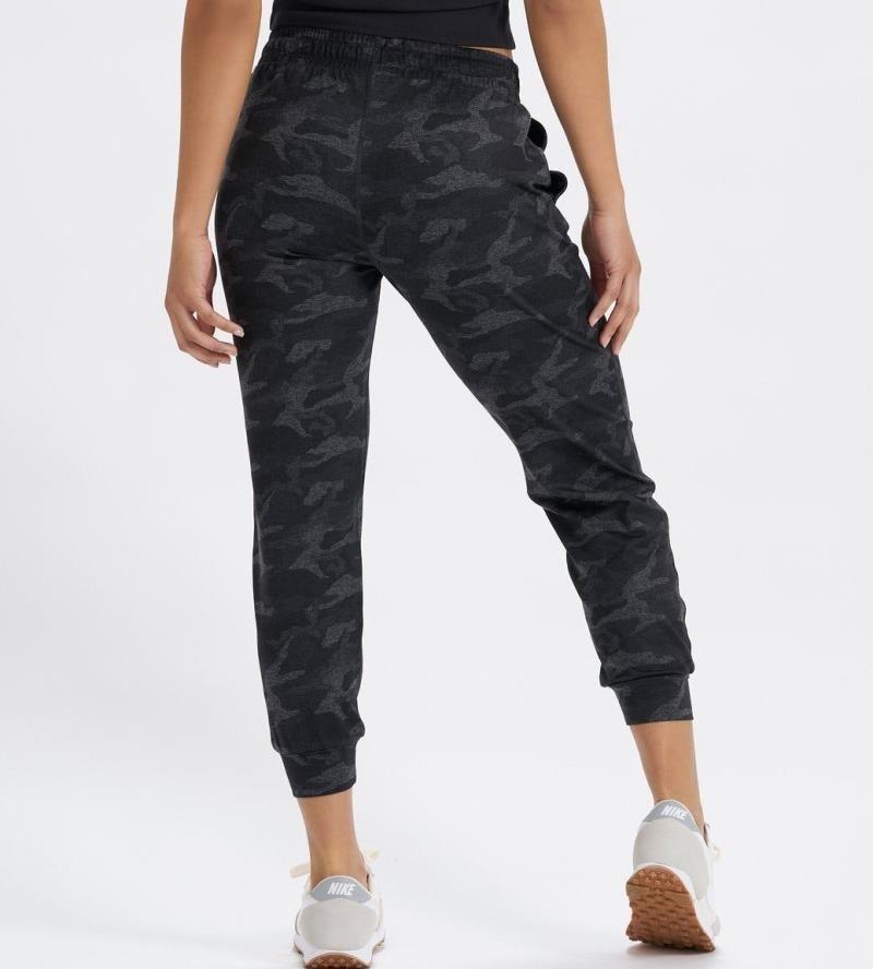 Performance Joggers, Reg - Womens - black camo 1