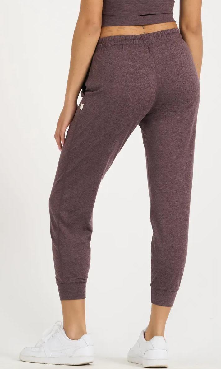 Performance Joggers, Reg - Womens - smoked plum heather 1