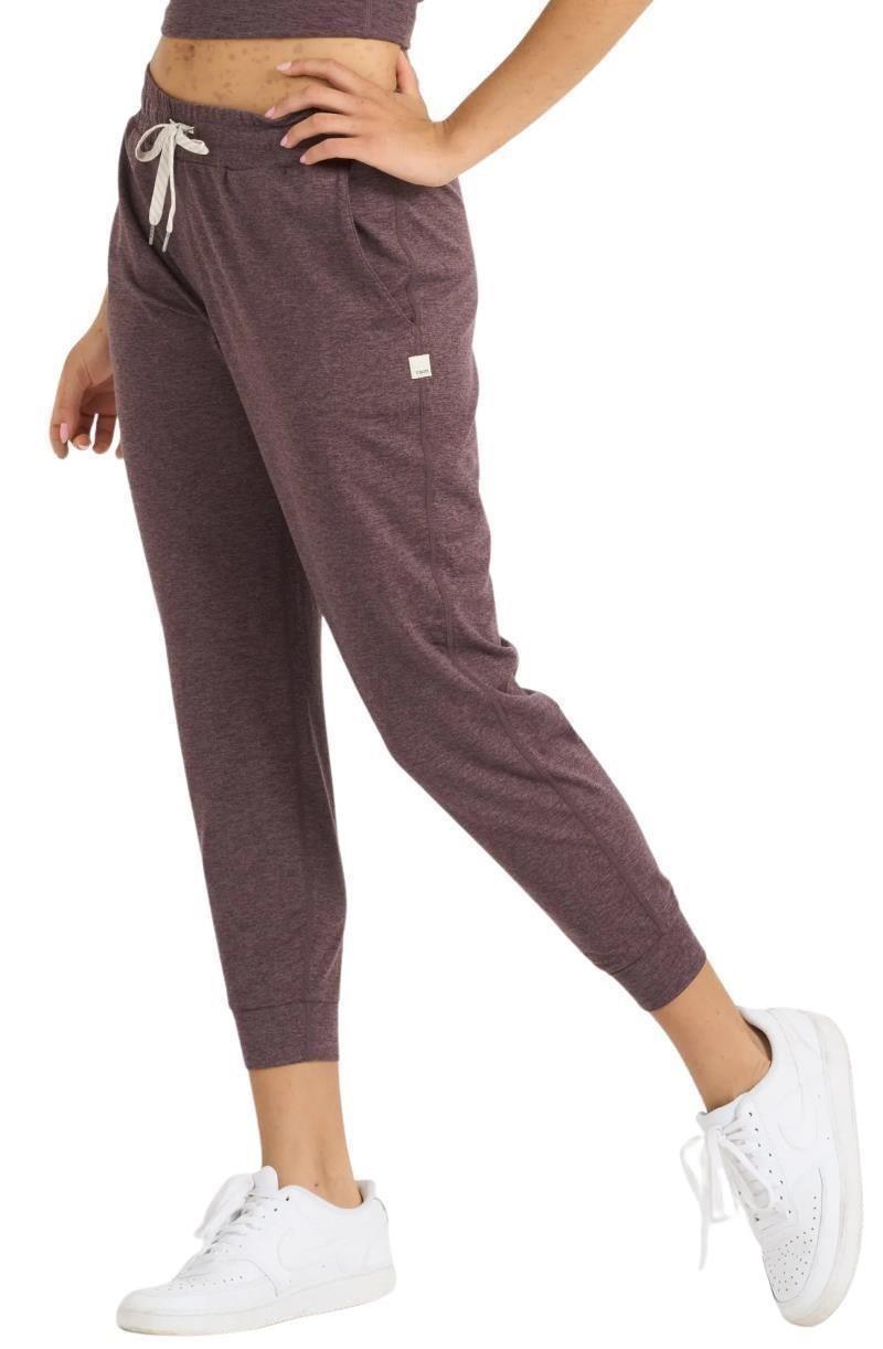Performance Joggers, Reg - Womens - smoked plum heather 1