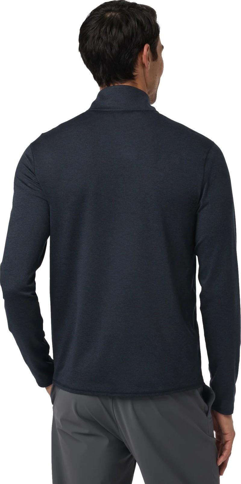 Ponto Half Zip Mock Neck - Mens - ink heather 1