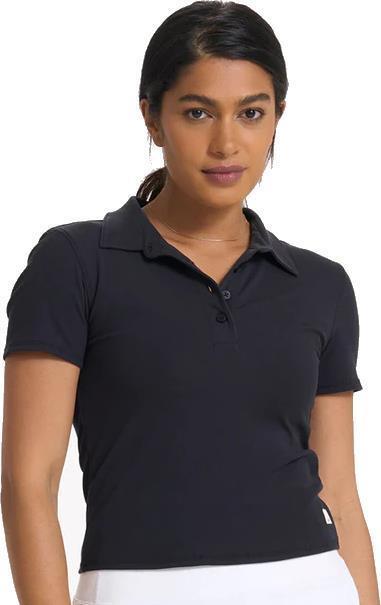 Pose Fitted Polo - Womens - Black 1
