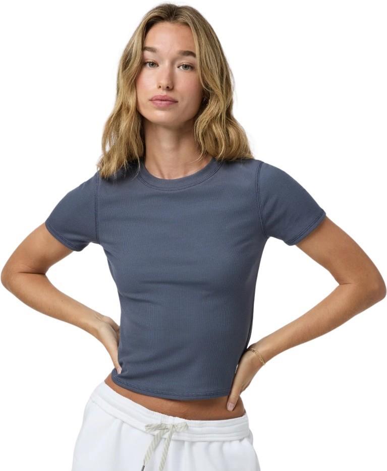 Pose Fitted Tee - Womens - azure 1