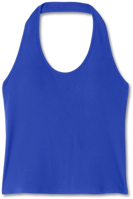 Pose Halter - Womens - electric blue 1