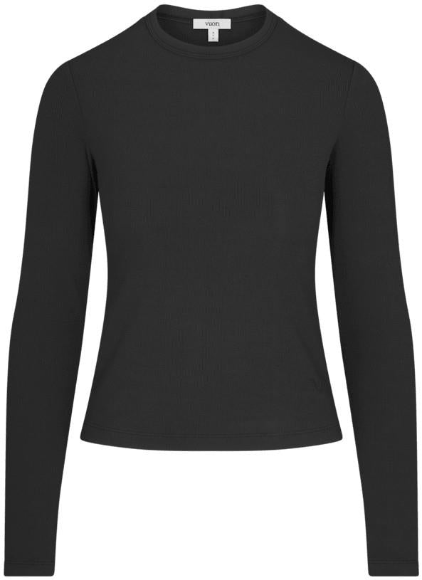 Pose Subtle Scoop LS - Womens - solid black 1