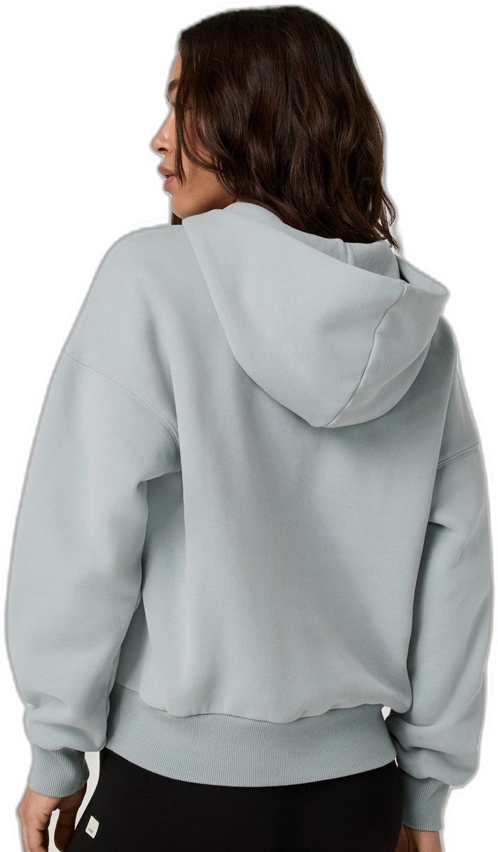 Restore OS Half Zip Hoodie - Womens - blue haze 1