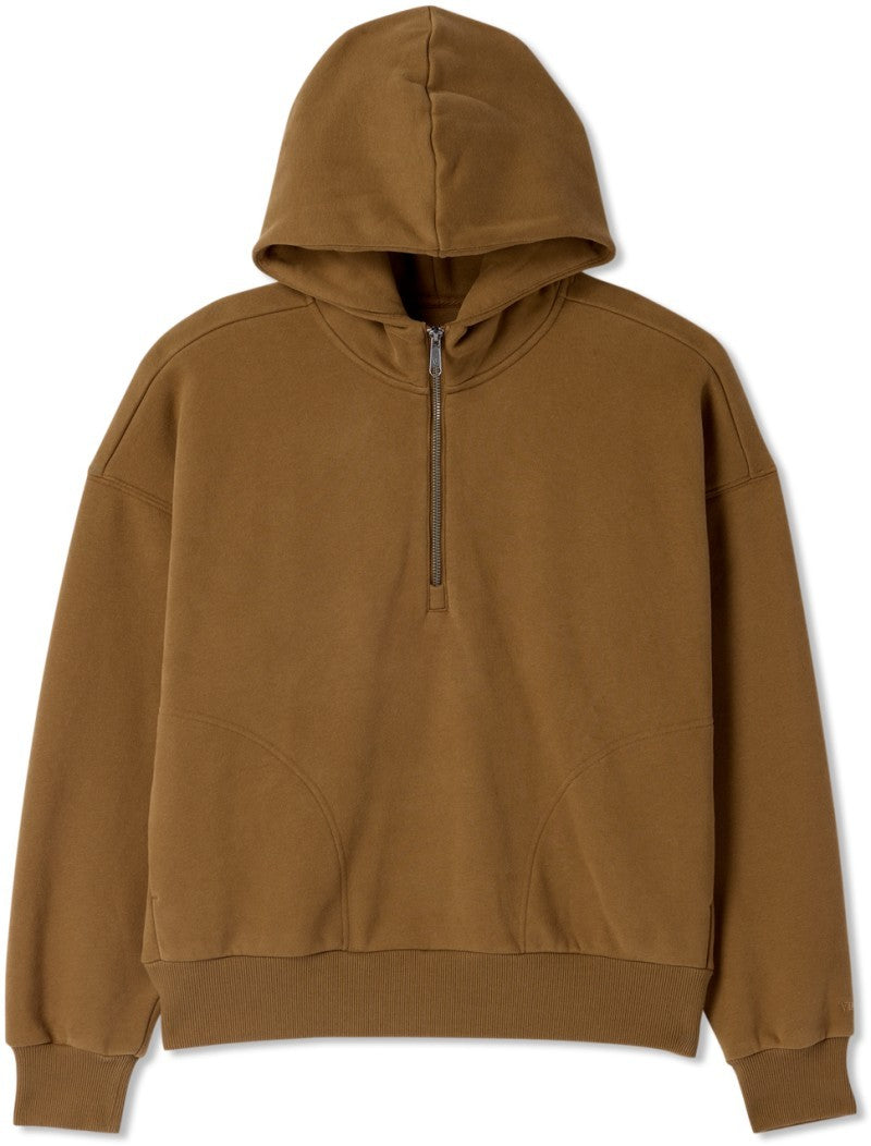 Restore OS Half Zip Hoodie - Womens - rum 1