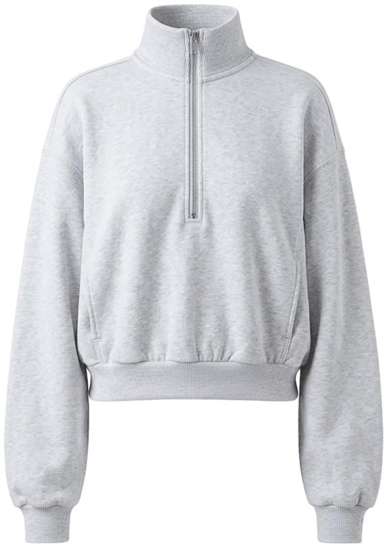 Restore OS Half Zip - Womens - pale grey heather 1