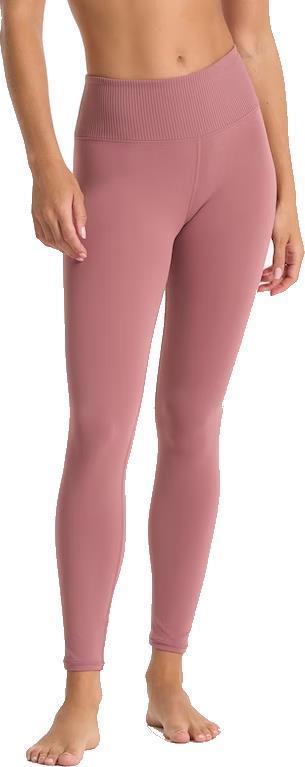 Rib Studio Leggings - Womens - Marsala 1