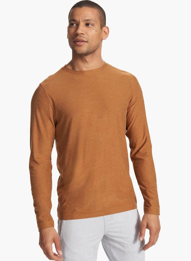 Strato LS Tech Tee - Mens - Autumn Heather 2