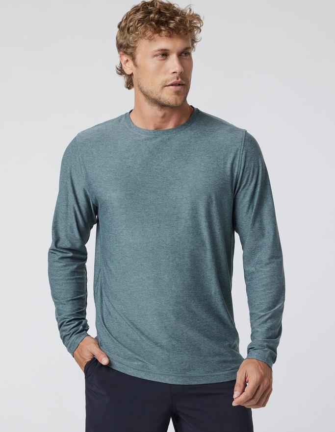Strato LS Tech Tee - Mens - Kashmir Heather 2