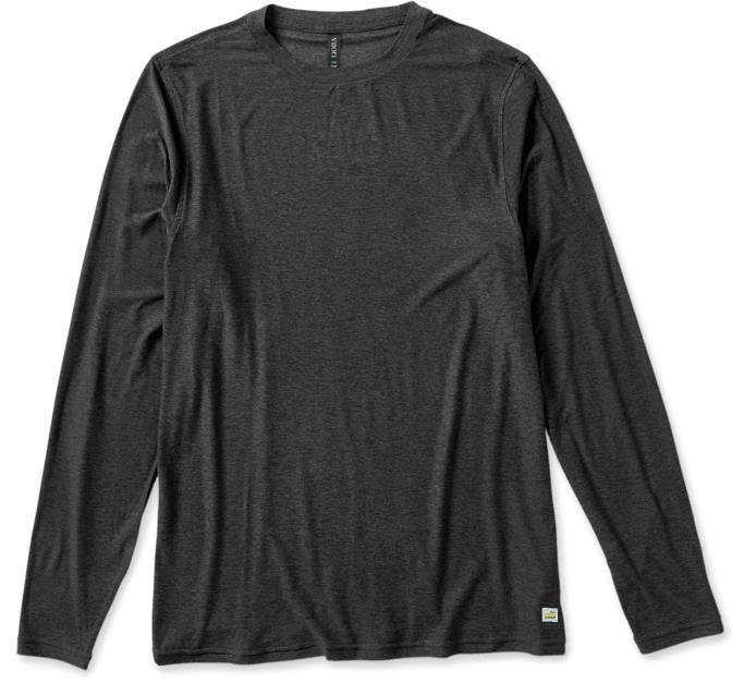 Strato LS Tech Tee - Mens - charcoal heather 1