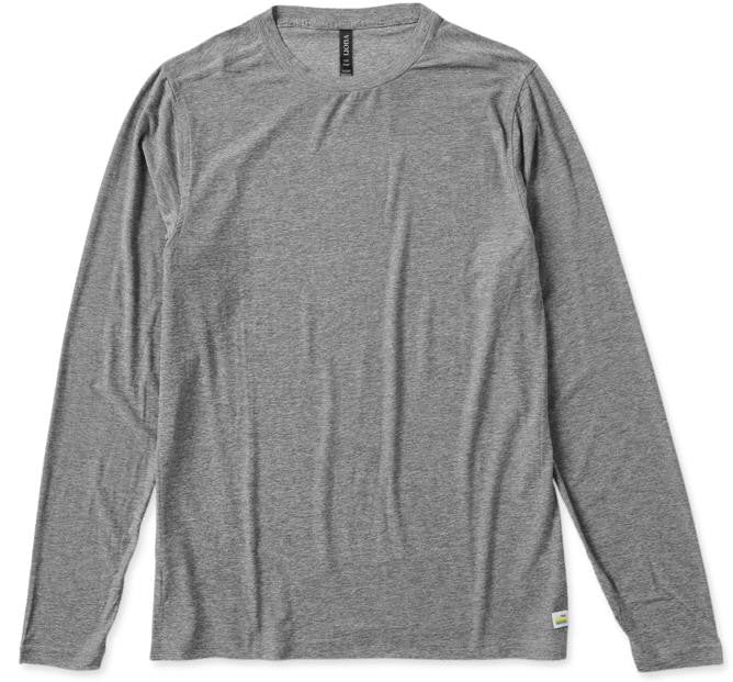 Strato LS Tech Tee - Mens - heather grey 1