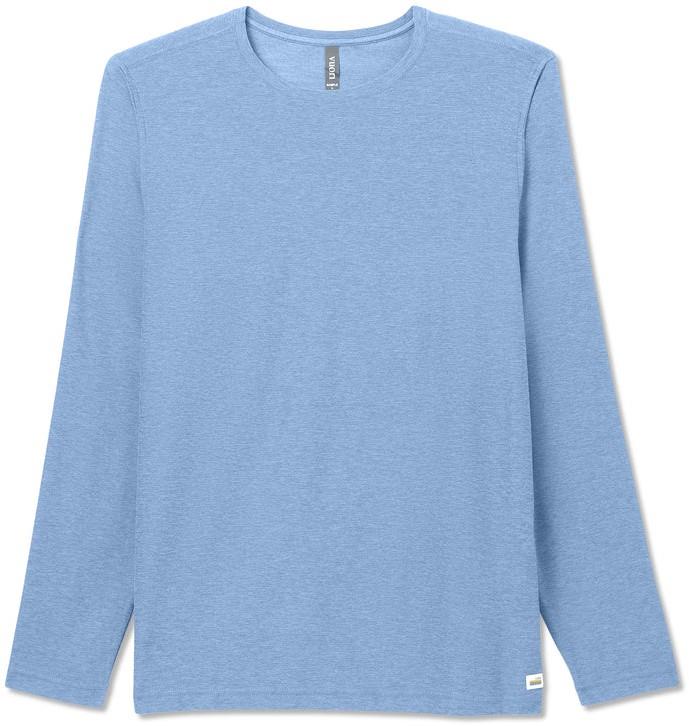 Strato LS Tech Tee - Mens - isle blue heather 1