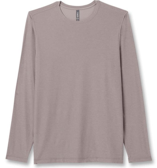 Strato LS Tech Tee - Mens - mocha heather 1
