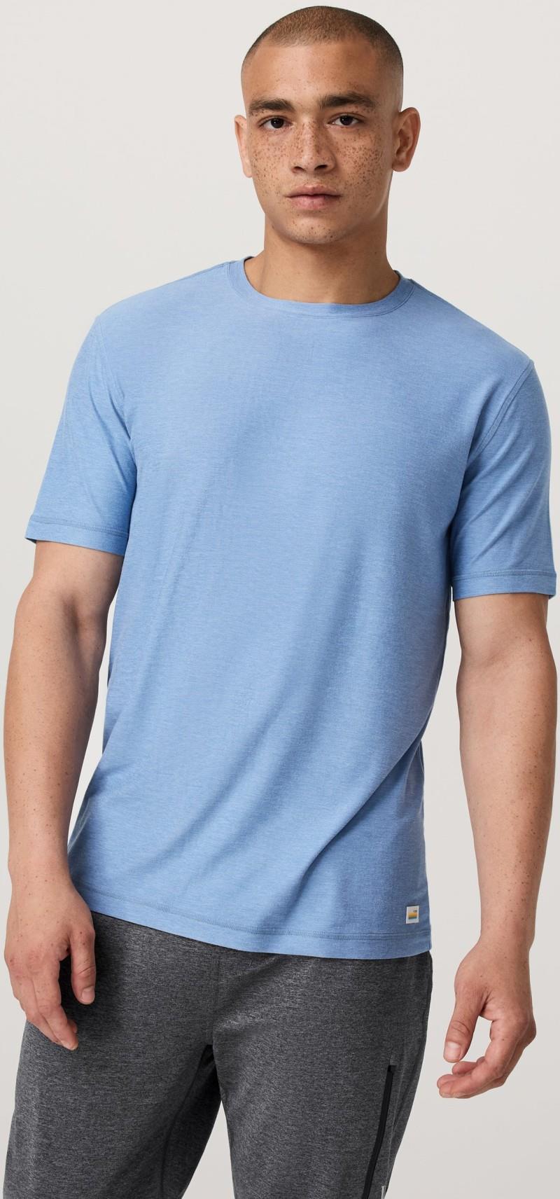 Strato SS Tech Tee - Mens - isle blue heather 1