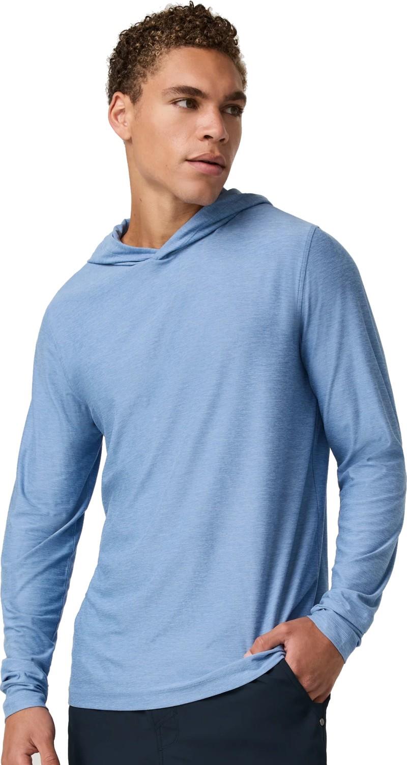 Strato Tech Hoodie - Mens - isle blue heather 1