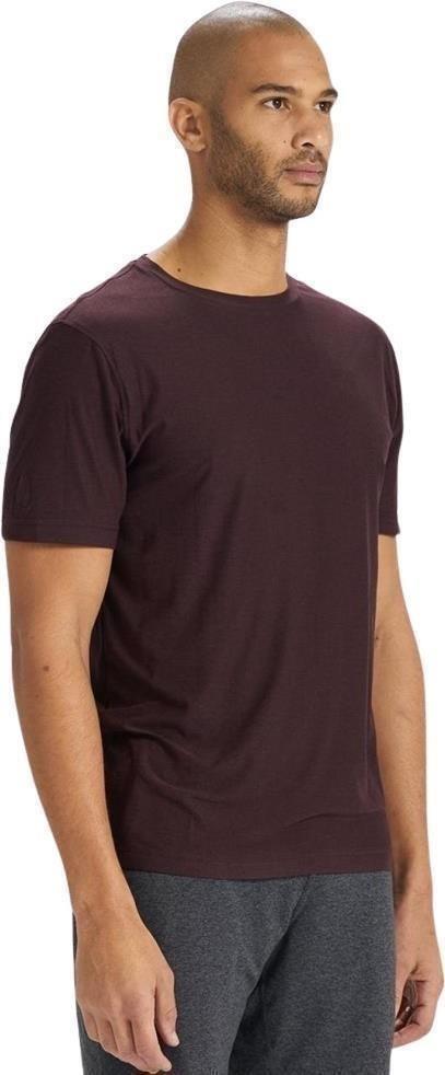 Strato Tech Tee SS - Mens - oxblood heather 1
