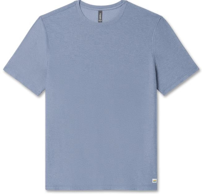 Strato Tech Tee - Mens - dusty blue heather 1