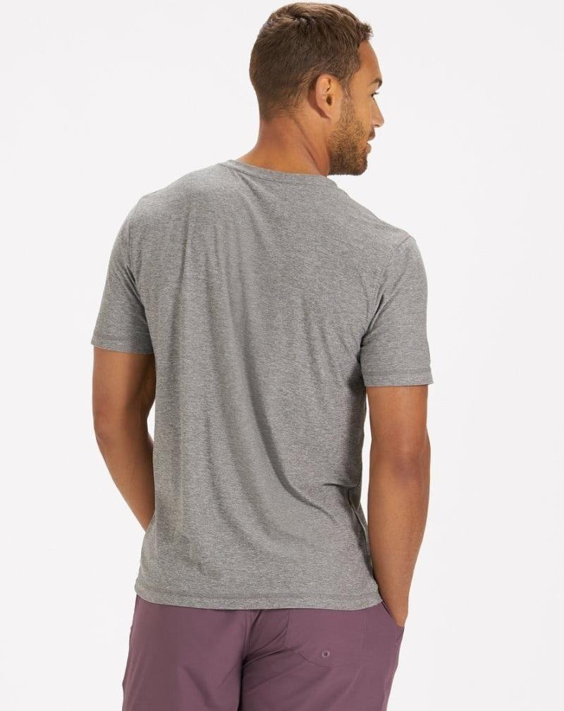 Strato Tech Tee - Mens - heather grey 1