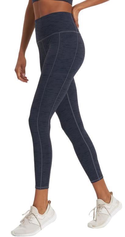 Studio Pocket Leggings - Womens - Midnight Slub 1