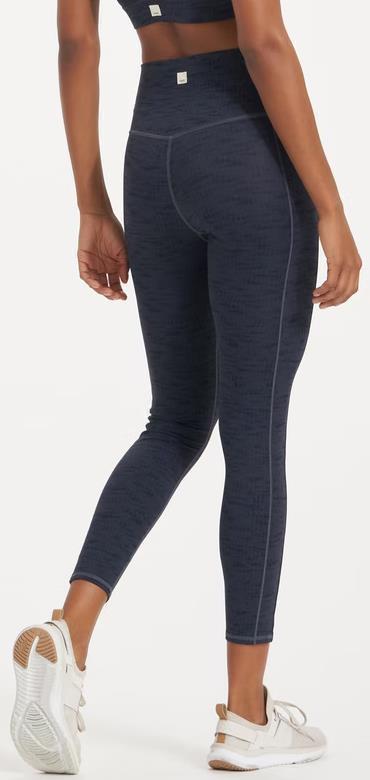 Studio Pocket Leggings - Womens - Midnight Slub 2