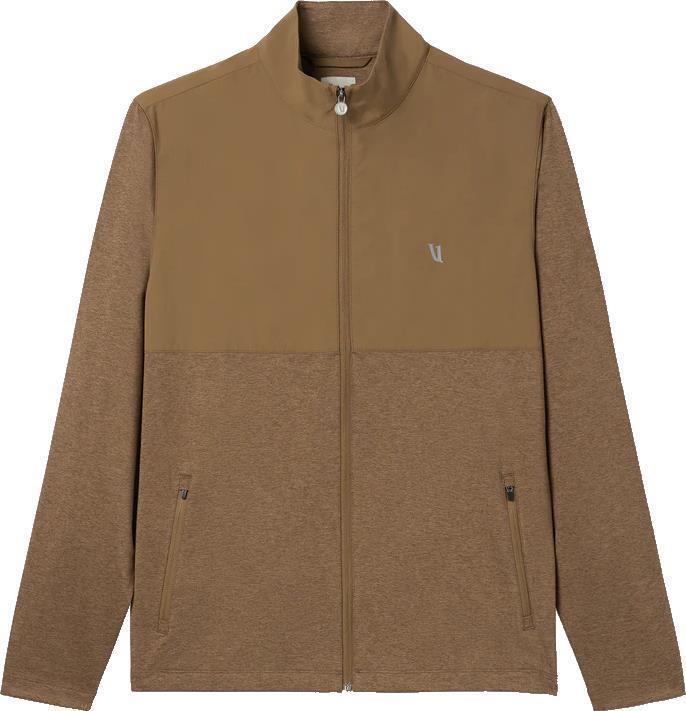Sunday Element Track Jacket - Mens - pecan heather 1
