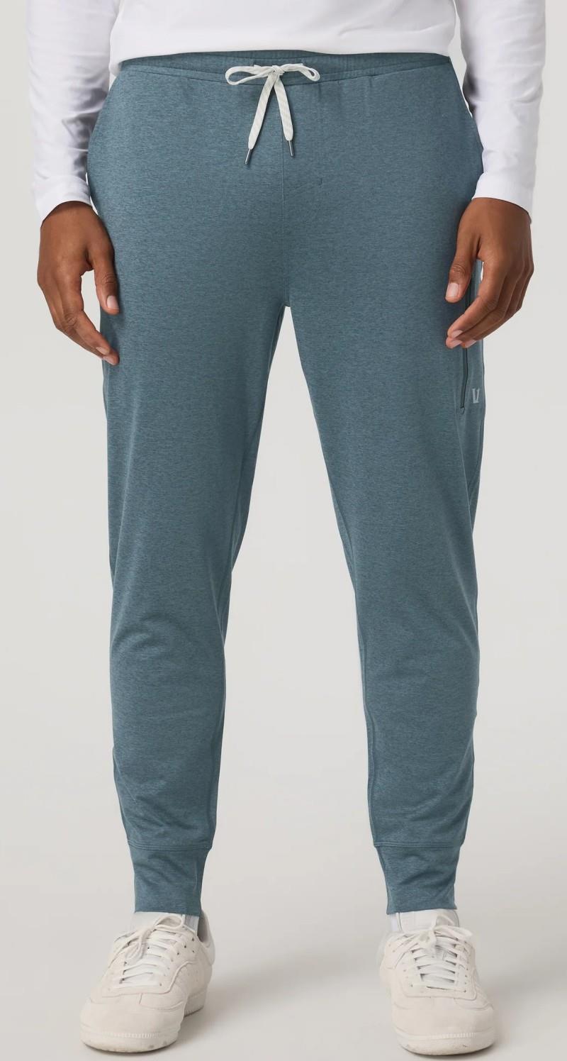 Sunday Performance Joggers, 28" Inseam - Mens - blue sea heather 1