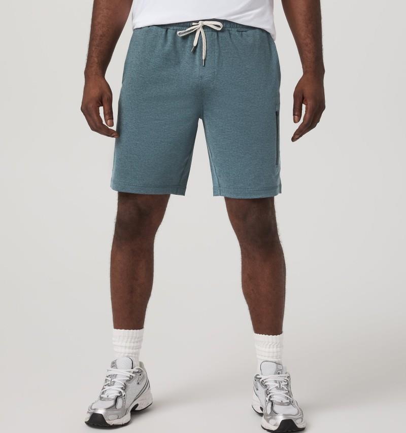 Sunday Performance Shorts, 8" Inseam - Mens - blue sea heather 1