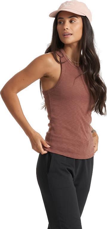 Sunrise High Neck Tank - Womens - Hazelnut 1