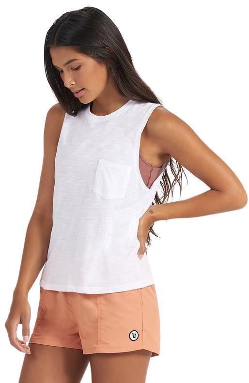 Sunset Tank - Womens - White 1