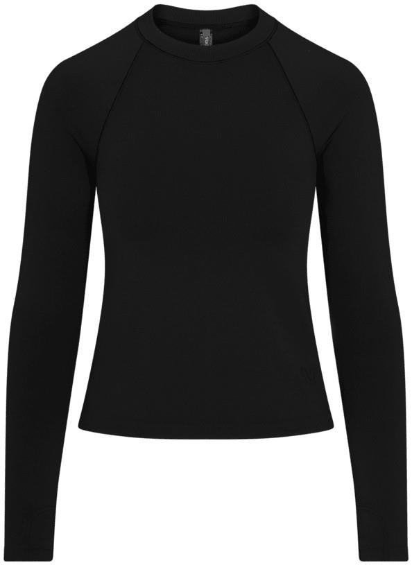 Surge Seamless LS Tee - Womens - black 1