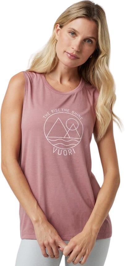 The Rise The Shine Tank - Womens - Mauve 1